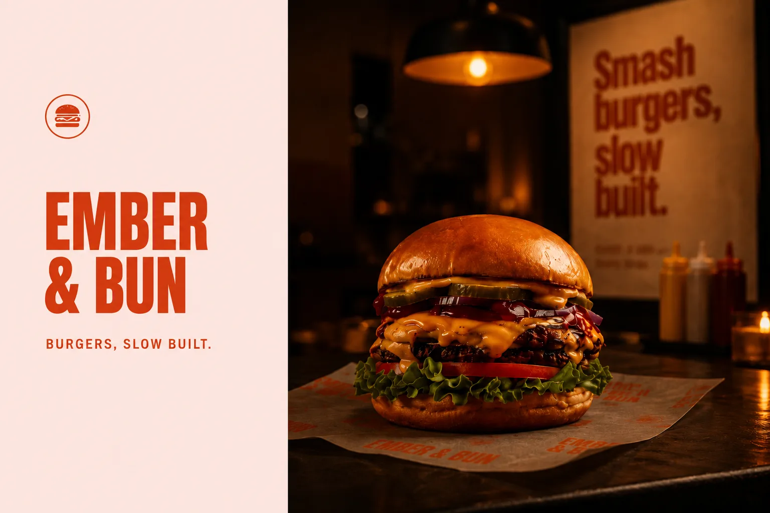 Ember & Bun restaurant website